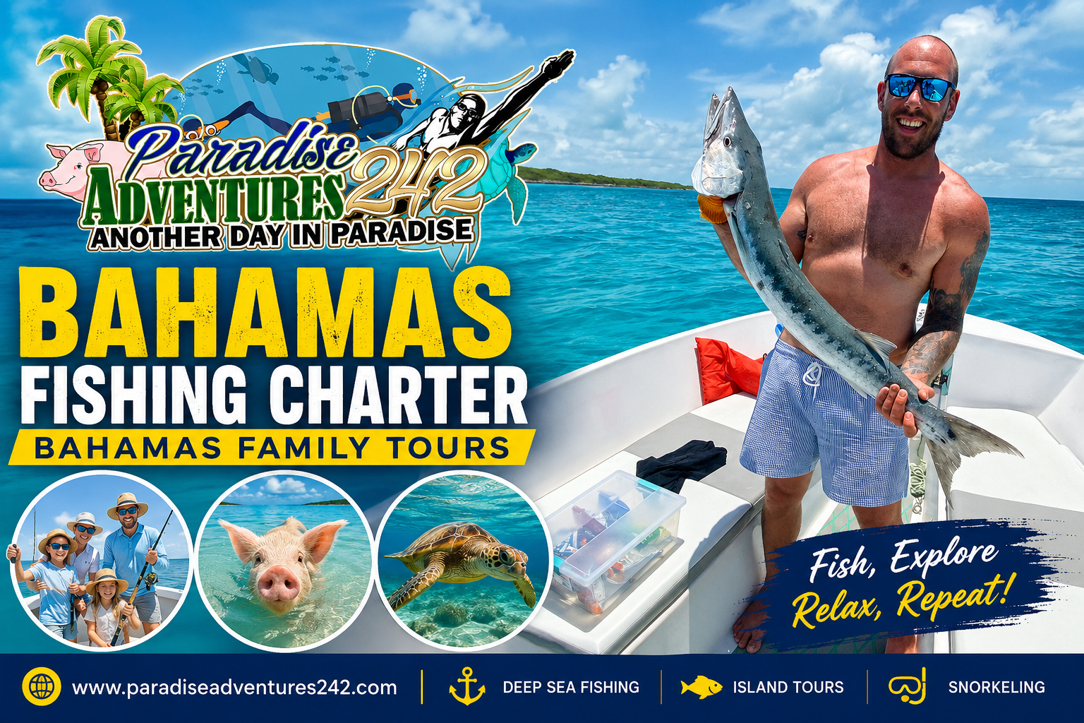Bahamas Fishing Charter, Bahamas Family Tours